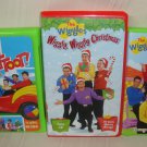The Wiggles VHS Video Lot of 3 - Wiggly Play Time, Toot Toot, Wiggly wiggly Xmas