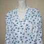 Eileen West White Floral 2 Piece 100% Cotton Pajama Set Size 2X NEW 75708X
