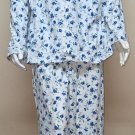 Eileen West White Floral 2 Piece 100% Cotton Pajama Set Size 3X NEW 75708X
