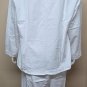 Eileen West White Cozy Button Top & Pants 2 Piece Pajama Set Size XL NEW 75693
