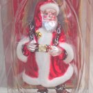 Macys Glass Santa Ornament Herald Square 2008 5.5" Brand New