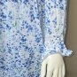 Eileen West White Blue Floral Modal Cotton Two Piece Pajama Set SM NEW E5720199