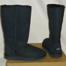 UGG Australia Classic Tall Black Suede Boots KIDS Youth Size US 2 NEW #5229