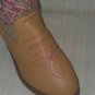 Cowboy Boots Tan With Sparkle Glitter Detail  Youth Girl Size US 3 By Pawz NEW