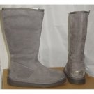 UGG Australia ALBER Water Resistant SUEDE SHEARLING Gray Boots Women US 5 NEW