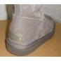 UGG Australia ALBER Water Resistant SUEDE SHEARLING Gray Boots Women US 5 NEW