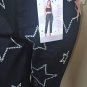 Simple Society Bling Stars Distress Super High Rise Black Jeans Size 7/ 28 NEW