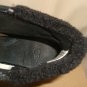 UGG Australia ANALISE Black Suede Sheepskin Ankle Boots Size US 9 NEW #1008620