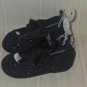 Koala Baby Pink & Black Sparkle Bow Mary Jane Shoes Infant Baby Size 4 NEW 2 PAI