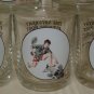 Beverage Glasses The Saturday Evening Post Lot of 5 Glasses
