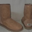 UGG Australia CLASSIC SHORT Chestnut Suede Sheepskin Boots US 6,EU 37 NEW #5825