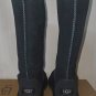 UGG Classic Tall Black Suede Boots KIDS Youth Size US 3 = Women US 5 NEW 5229