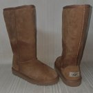 UGG Australia KIDS Chestnut Classic Tall Suede Sheepskin Boots Size US 3 READ FU