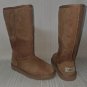 UGG Australia KIDS Chestnut Classic Tall Suede Sheepskin Boots Size US 3 READ FU