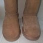UGG Australia KIDS Chestnut Classic Tall Suede Sheepskin Boots Size US 1 NEW #52