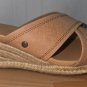 UGG Australia GWYN Chestnut Espadrille Wedge Sandal Women Size US 9.5 NEW,No Box