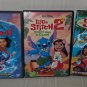 Lilo & Stitch, Stitch Has A Glitch, Stitch The Movie (Lot of 3 DVDs)
