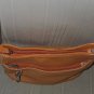 FOSSIL Orange Leather  Bag Zipped Purse