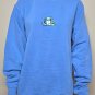 Emma Chamberlain Rabbit Bunny Crewneck  Sweater Blue Size X LARGE New NO tag