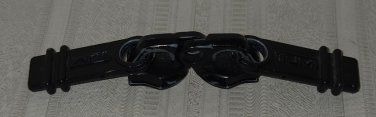 Tumi Replacement Parts Black Large Locking Zipper Pull Tabs Sliders Set of 2