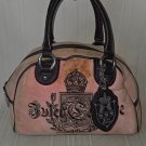 Vintage Pink and Brown Juicy Couture Velour Terry Bowler Bag SEE PHOTOS