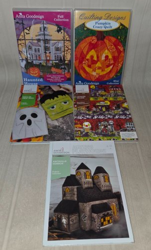 5x Anita Goodesign CD. Anitaville Horror, Haunted Village, Haunted House, and +