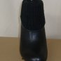 UGG Australia Dandylion Tres Black Leather Knit Ankle Boot Size US 8 NIB 1008755