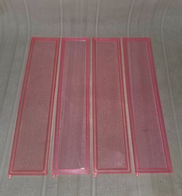 4 Vintage Barbie Dreamhouse Replacement Parts Pink Balcony 12"x2.5"2588-2329-3