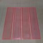 4 Vintage Barbie Dreamhouse Replacement Parts Pink Balcony 12"x2.5"2588-2329-3