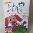 Baby Dolittle Neighborhood Animals VHS Tape 2001 Children’s Video Educational