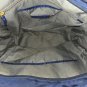Tumi Navy Blue ToteBag Nylon Leather Trim Gold Hardware Purse