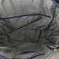 Tumi Navy Blue ToteBag Nylon Leather Trim Gold Hardware Purse