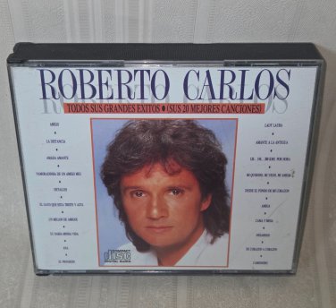 ROBERTO CARLOS - Todos Sus Grandes Exitos - 2 CD - (sus 20 mejores canciones)