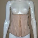 Shapellx Beige Core Control Latex Waist Trainer Size L NEW