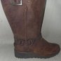 UGG Australia Jasper Brown Leather Lined Winter Boots Women Size US 7 #1009280