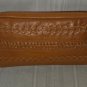KERRY GRIMA Twisted Design Leather Pouch Zippered Cosmetic Bag