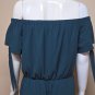 Gianni Bini Lillian Green Off Shoulder Jumpsuit Size Small NEW Retail $119