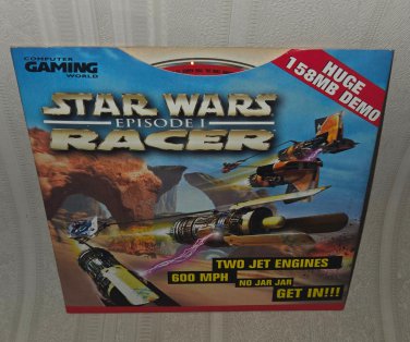 Star Wars Episode I Racer Demo (PC CD-ROM, Windows 95/98) Rare