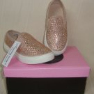 De Blossom girl ASUKA Rose Gold Embellished Sneakers TODDLER Size US 10 NEW Cute