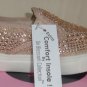 De Blossom girl ASUKA Rose Gold Embellished Sneakers TODDLER Size US 10 NEW Cute