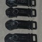 TUMI Large Replacement Zipper Pulls Sliders Black Metal 1/2&acirc;�� x 1.5&acirc;�� Lot of 4