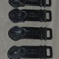 TUMI Large Replacement Zipper Pulls Sliders Black Metal 1/2&acirc;�� x 1.5&acirc;�� Lot of 4