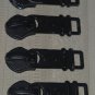 TUMI Large Replacement Zipper Pulls Sliders Black Metal 1/2&acirc;�� x 1.5&acirc;�� Lot of 4