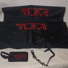 TUMI Luggage Travel Laundry Dust Bag Drawstring (2) + Name Tag + Hanging Hook