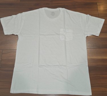True Classic Crew Neck Tee T Shirt White Men Size XL Lot of 3 Shirt W Pocket NEW