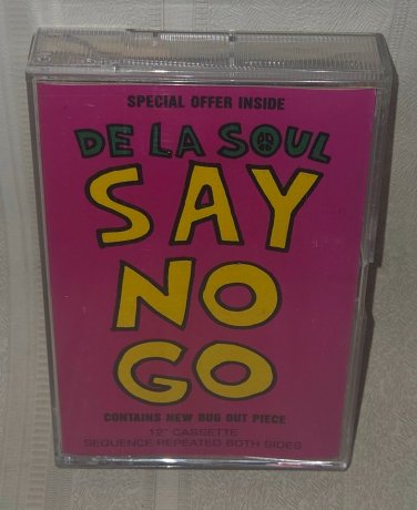 DE LA SOUL SAY NO GO Cassette Vintage RARE