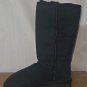 UGG Australia CLASSIC TALL Black Suede Sheepskin Boots US 5,EU 36 NEW #5815