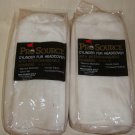 Pro source Golf white Cylinder Fur headcover With Numbers,Lot of 2 covers NEW