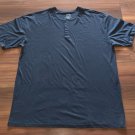 True Classic Henley T-Shirt NAVY Short Sleeve Button Neck Tee Size 2XL New.
