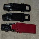 Set Of 3 Tumi Alpha 2 slim deluxe portfolio Zipper Sliders Pull Tabs replacement